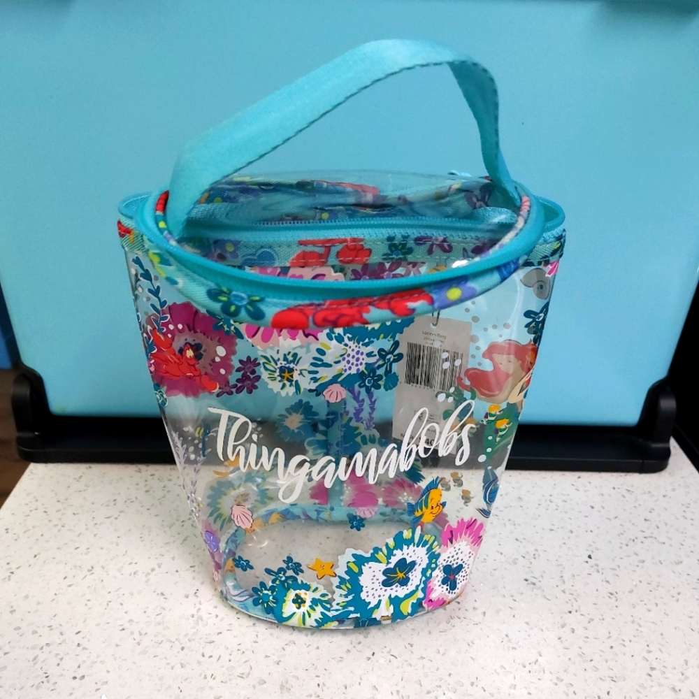 SALE Vera Bradley Disney Little Mermaid Thingamabob  Clear Lotion Case NWT